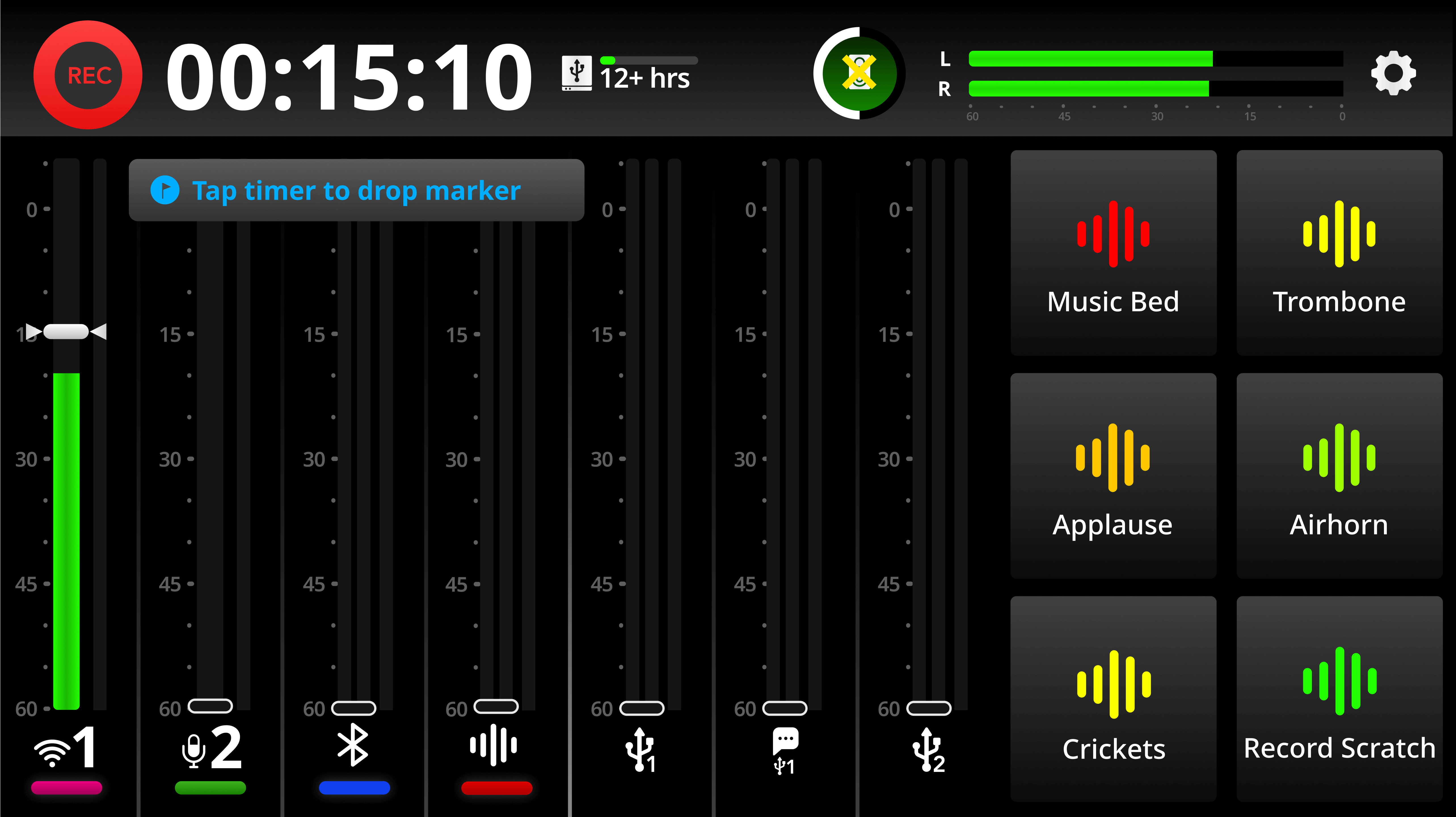 RØDECaster Duo marker drop option